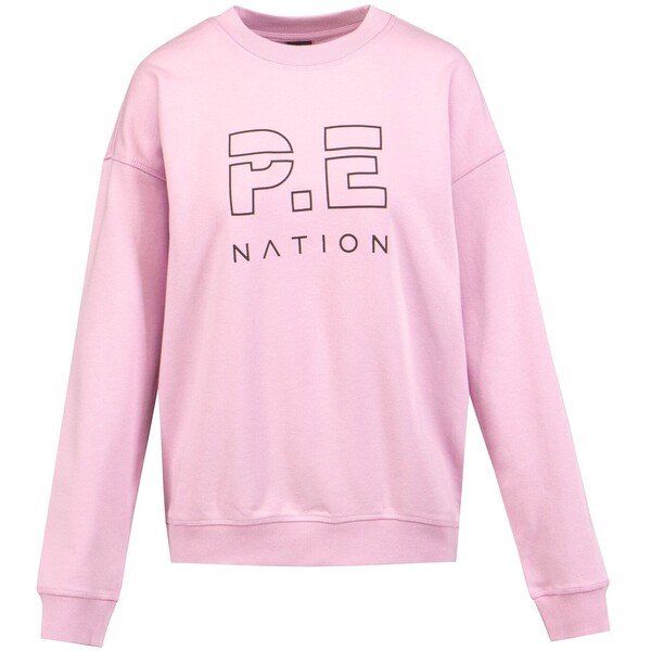 PE Nation Bluza PE NATION HEADS UP SWEAT 22PE2F089-pink-lavender 22PE2F089-pink-lavender