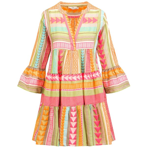 Devotion Sukienka DEVOTION ELLA DRESS SHORT 0223100G-multi-n-pink-orange-299