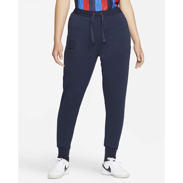 Damskie spodnie piłkarskie Nike Dri-FIT FC Barcelona Travel