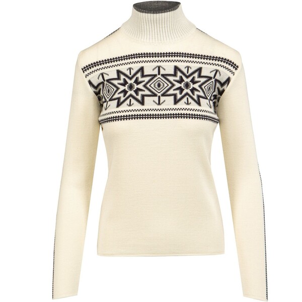 Dale of Norway Sweter wełniany DALE OF NORWAY OLYMPIA 95181-off-white