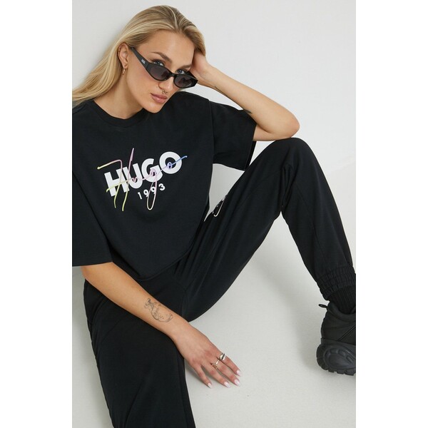 Hugo HUGO t-shirt bawełniany 50470372