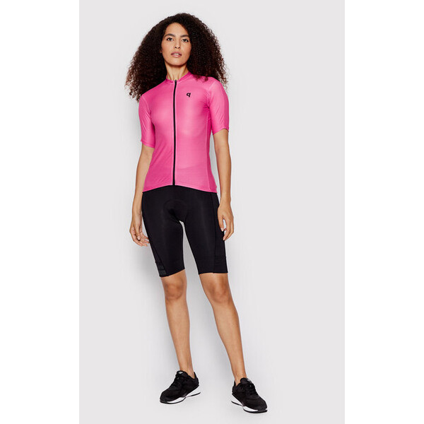 Quest Koszulka rowerowa Superfly Różowy Slim Fit