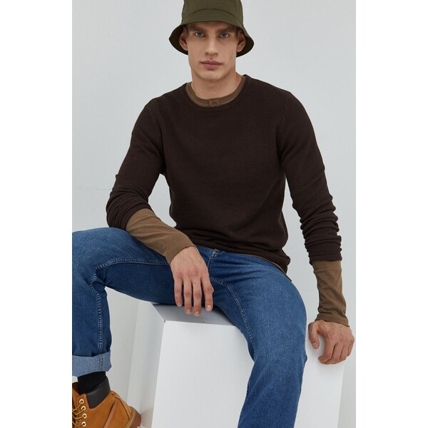 Only & Sons sweter bawełniany 22016980.SealBrown