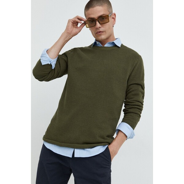 Only & Sons sweter bawełniany 22019544.OliveNight