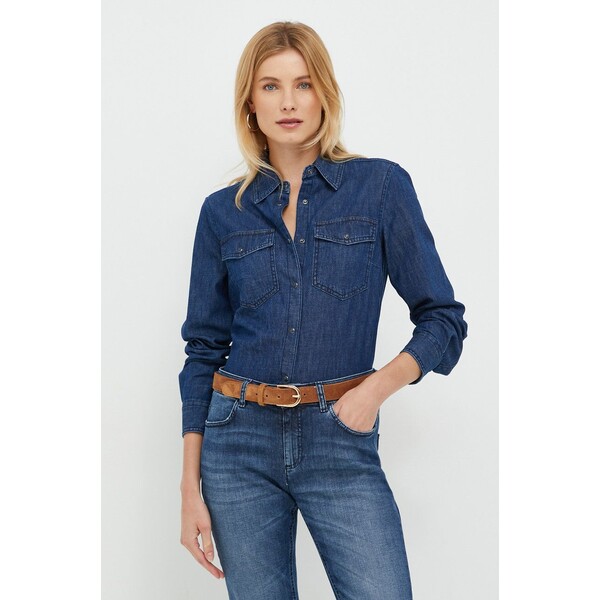 Sisley koszula jeansowa 5FV6LQ028.902