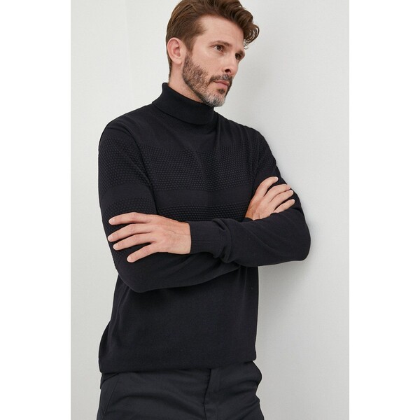 Selected Homme sweter bawełniany 16084077.Black