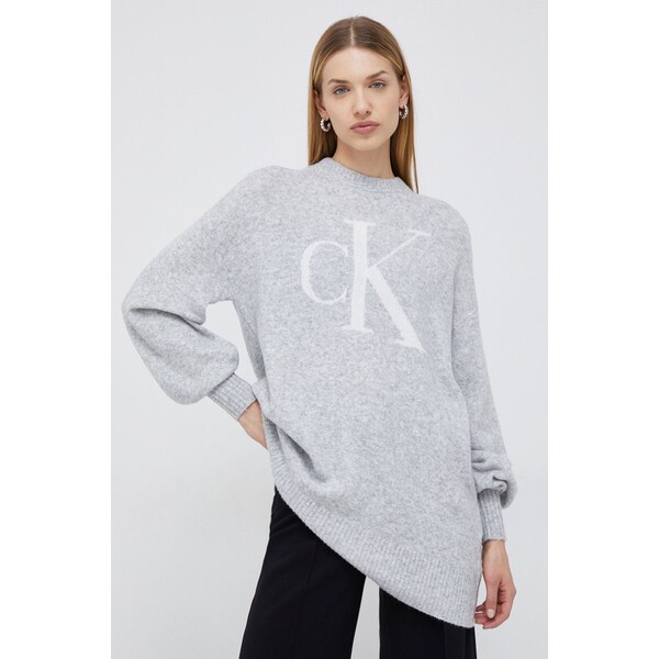 Calvin Klein Jeans sweter z domieszką wełny J20J219776.9BYY