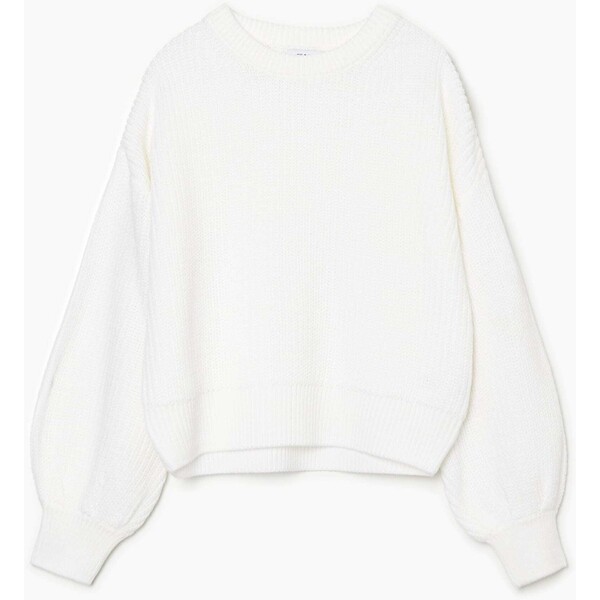 Cropp Biały sweter oversize 6999N-00X