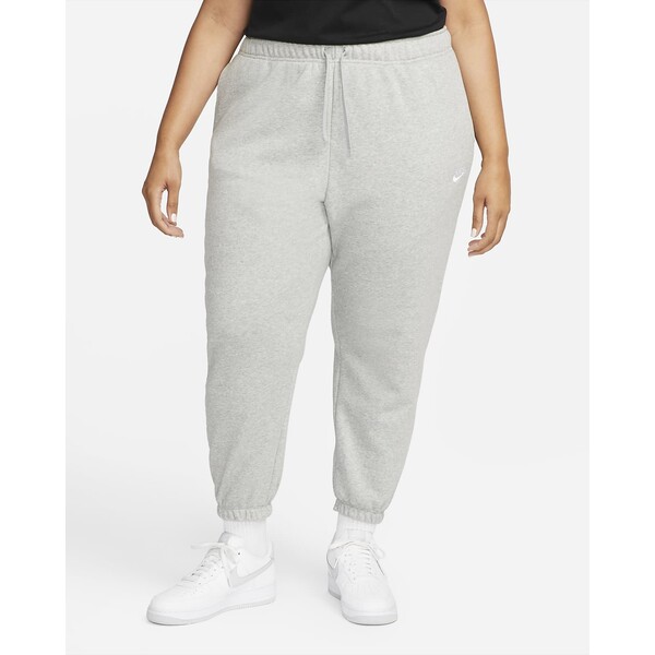 Damskie spodnie dresowe o kroju oversize ze średnim stanem (duże rozmiary) Nike Sportswear Club Fleece