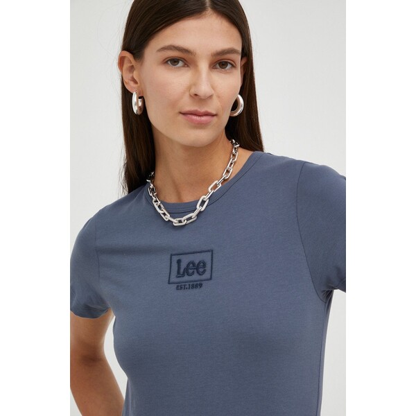 Lee t-shirt bawełniany L44WYGTX
