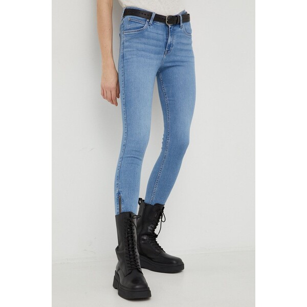 Lee jeansy Scarlett High Zip Partly Cloudy L31BERPA