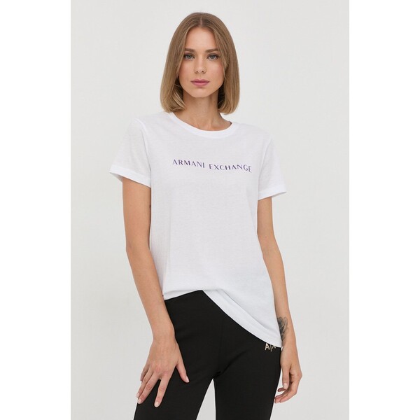 Armani Exchange t-shirt bawełniany 6LYT37.YJ16Z