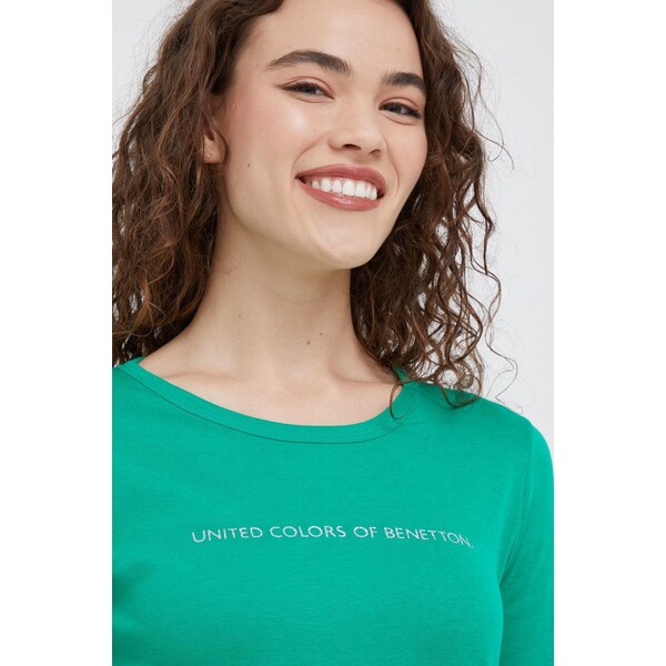 United Colors of Benetton t-shirt bawełniany 3GA2E16A2.108.