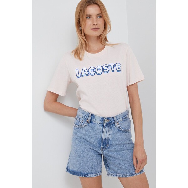 Lacoste t-shirt bawełniany TF0202 TF0202