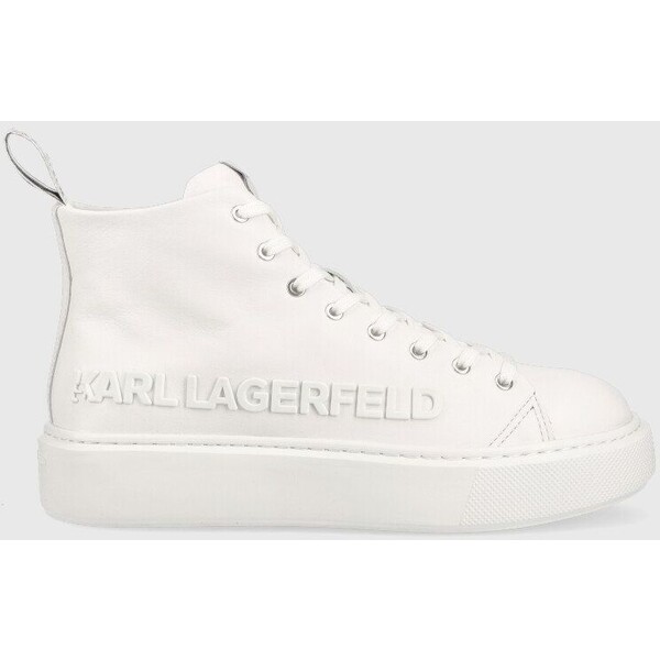 Karl Lagerfeld sneakersy skórzane MAXI KUP KL62255A.011