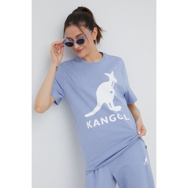 Kangol t-shirt bawełniany KLEU005.D