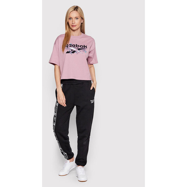 Reebok T-Shirt Quirky HM5918 Różowy Relaxed Fit