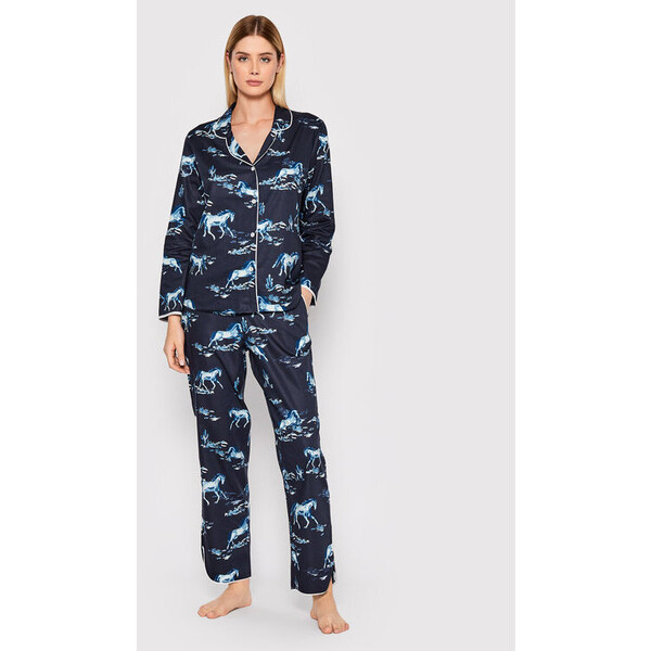 Cyberjammies Spodnie piżamowe Verity 9359 Granatowy Relaxed Fit
