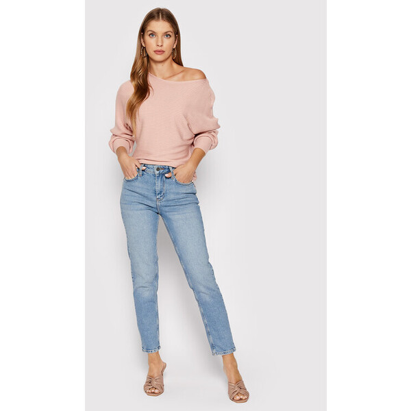 ONLY Sweter Adaline 15226298 Różowy Relaxed Fit