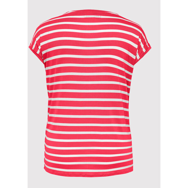ONLY Carmakoma T-Shirt Wilma 15264840 Czerwony Regular Fit