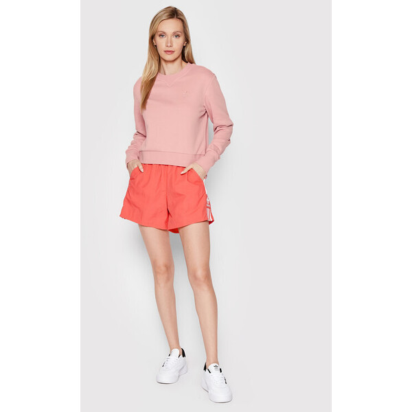 adidas Bluza Cropped HE6923 Różowy Regular Fit