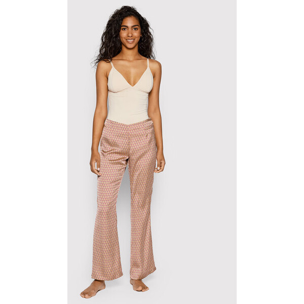 Etam Spodnie piżamowe Jennie 6533860 Różowy Relaxed Fit