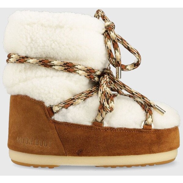 Moon Boot śniegowce Light Low Shearling 14600700.WHISKY
