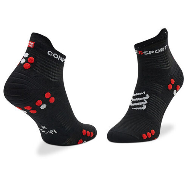 Comfortabel Skarpety wysokie unisex Pro Racing Socks V4.0 Run Low XU00047B_906 Czarny