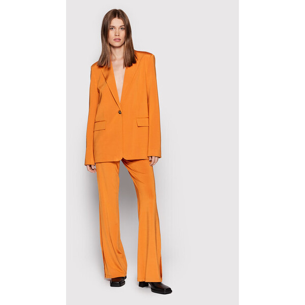 Remain Spodnie materiałowe Jessie RM1226 Pomarańczowy Slim Fit