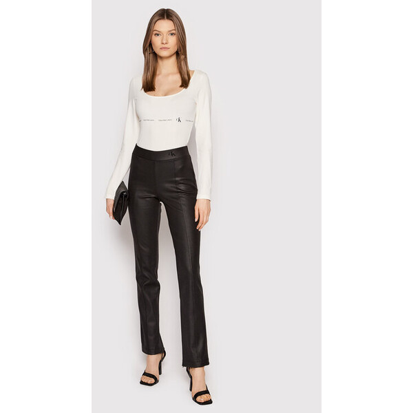 Calvin Klein Jeans Spodnie materiałowe J20J217750 Czarny Slim Fit