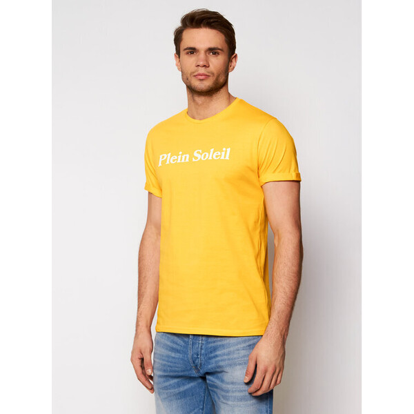 Drivemebikini T-Shirt Unisex Plein Soleil 2020-DRV-003_YEL Żółty Relaxed Fit
