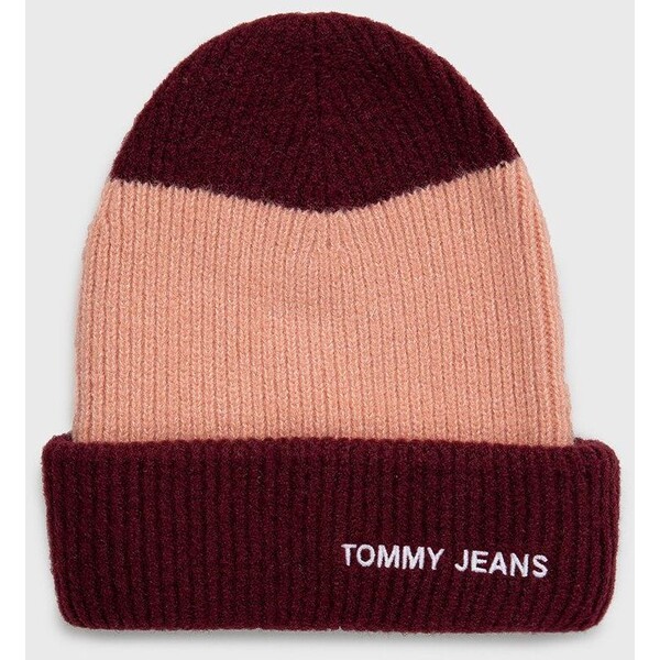 Tommy Jeans czapka z domieszką wełny AW0AW12623.9BYY