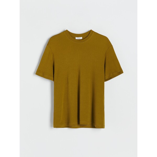 Reserved PREMIUM T-shirt regular z bawełny organicznej 3075L-81X