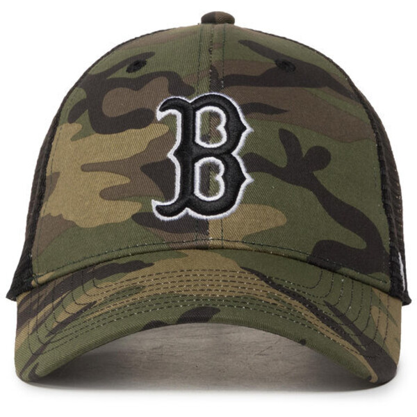 47 Brand Czapka z daszkiem Mlb Boston Red Sox B-CBRAN02GWP-CMB Zielony