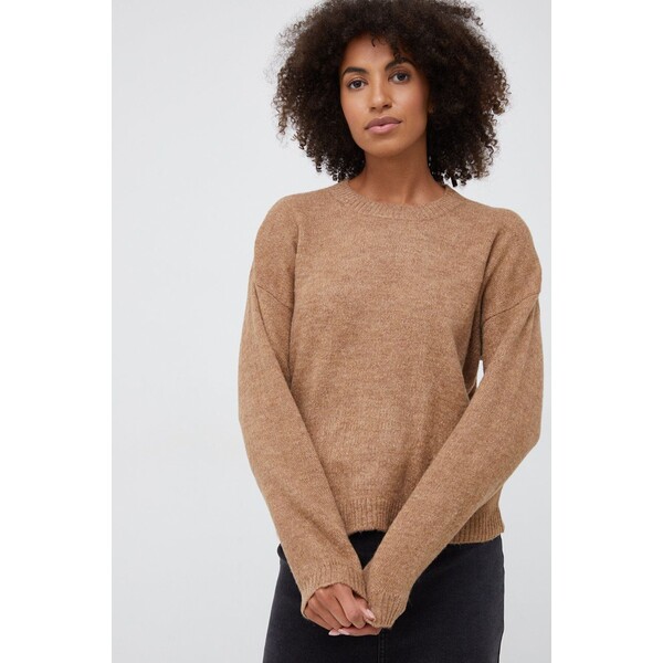 Sisley sweter z domieszką wełny 109RL101K.7K3