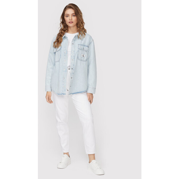 Calvin Klein Jeans Koszula jeansowa J20J218490 Niebieski Relaxed Fit