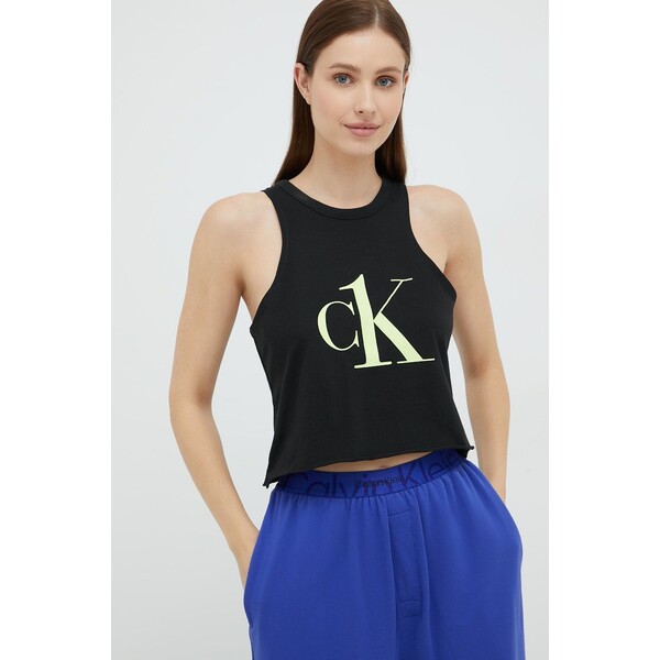Calvin Klein Underwear top piżamowy bawełniany 000QS6884E.9BYY