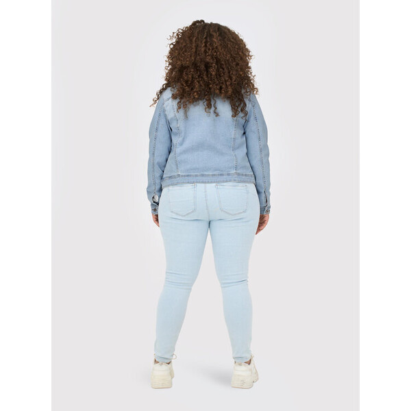ONLY Carmakoma Kurtka jeansowa Lock 15262206 Niebieski Regular Fit