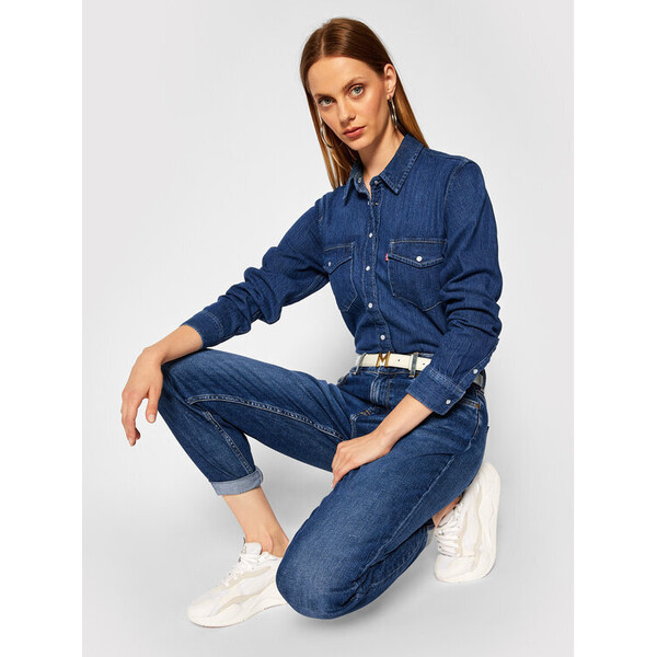 Levi's® Koszula jeansowa Essential Western 16786-0007 Granatowy Regular Fit