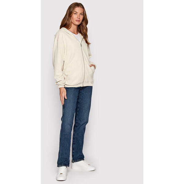 Calvin Klein Jeans Bluza J20J218102 Beżowy Oversize