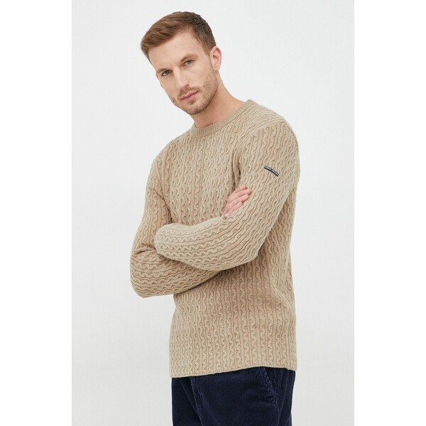 Pepe Jeans sweter z domieszką wełny PM702278.856