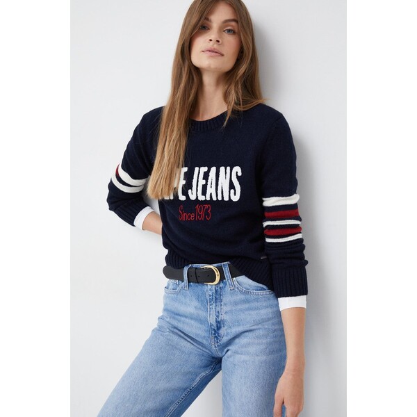 Pepe Jeans sweter z domieszką wełny PL701905.594
