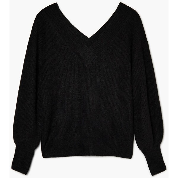 Cropp Czarny sweter oversize 6378N-99X