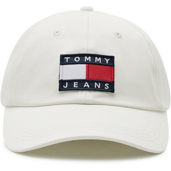 Tommy Jeans Czapka z daszkiem Heritage AW0AW11667 Biały