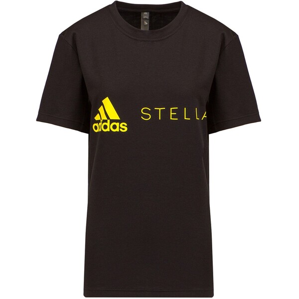 Adidas by Stella McCartney T-shirt ADIDAS BY STELLA McCARTNEY ASMC LOGO HI6110-blackshockyellow