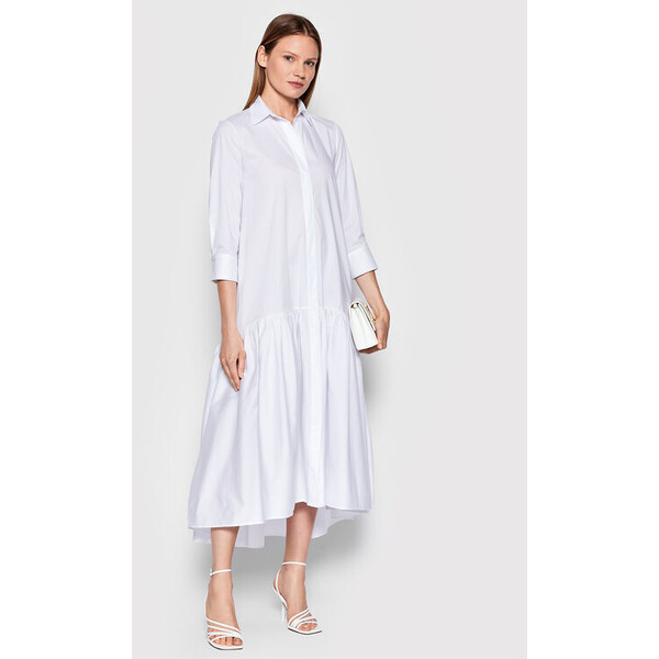 Imperial Sukienka koszulowa A9MYDAS Biały Relaxed Fit