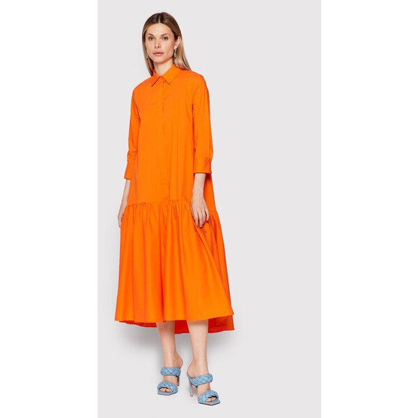 Imperial Sukienka koszulowa A9MYDRC Pomarańczowy Regular Fit