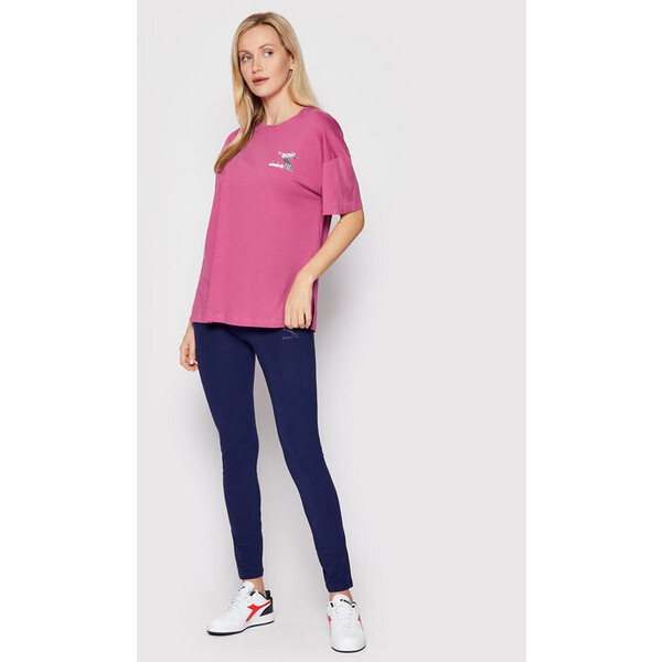 Diadora T-Shirt Floss 102.178185 Różowy Comfort Fit