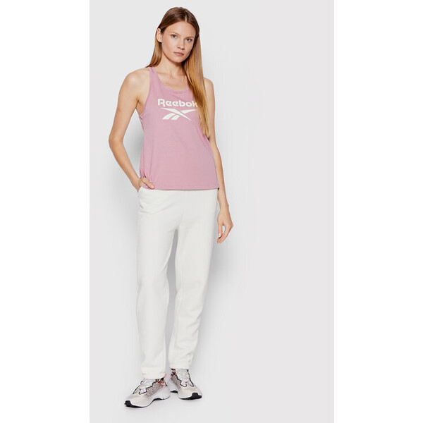 Reebok Top Identity HN6866 Fioletowy Relaxed Fit