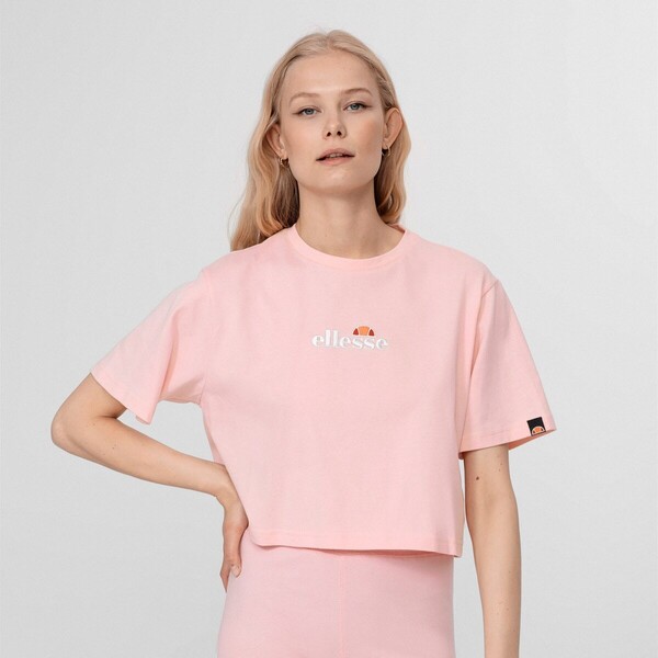 Damska koszulka oversize ELLESSE FIREBALL - różowa